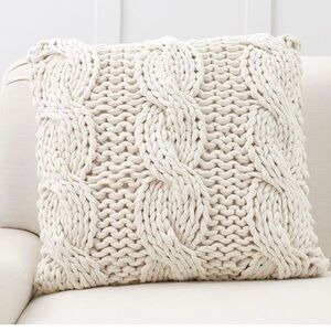 Pottery Barn Chunky Knit Throw Pillow